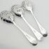 3x Berry Bowl Serving Spoons Similar Patterns Epns Silver Plated (#61987) 4