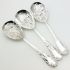 3x Berry Bowl Serving Spoons Similar Patterns Epns Silver Plated (#61987) 7