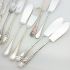 Matched Pattern Pairs Of Butter Spreaders Silver Plated Antique & Vintage (#61992) 5