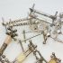 11 Pairs Of Silver Plated Cutlery Knife Rests - Antique (#61993) 4