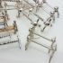 11 Pairs Of Silver Plated Cutlery Knife Rests - Antique (#61993) 5