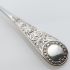 Venetian Pattern Stilton Cheese Scoop - Silver Plated - Antique (#99479) 2