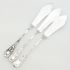 3x Matching Pattern Butter Spreaders - Silver Plated Epns Antique (#99484) 6