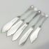 Ivy Pattern - Butter & Cake Knives - Silver Plated - Antique (#99487) 4