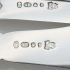 Ivy Pattern - Butter & Cake Knives - Silver Plated - Antique (#99487) 5