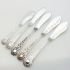 Ivy Pattern - Butter & Cake Knives - Silver Plated - Antique (#99487) 6