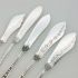 Ivy Pattern - Butter & Cake Knives - Silver Plated - Antique (#99487) 7