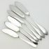 6x Matching Pattern Butter Spreaders - Ornate Antique Silver Plated Epns (#99488) 3