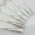 Gadroon Pattern - 6x Berry Bowl Serving Spoons Epns Silver Plated (#99493) 2