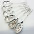 Gadroon Pattern - 6x Berry Bowl Serving Spoons Epns Silver Plated (#99493) 7