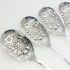 Gadroon Pattern - 6x Berry Bowl Serving Spoons Silver Plated Epns (#99494) 3