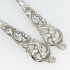 Pair Of Brodrene Lohne Norwegian 830 Silver Dobbel Rokokko Pudding Spoons (#99496) 2