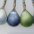 Guilloche Enamel Sterling Silver Caviar Spoons David-andersen Antique (#99499) 5