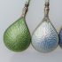 Guilloche Enamel Sterling Silver Caviar Spoons David-andersen Antique (#99499) 6