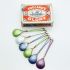 Guilloche Enamel Sterling Silver Caviar Spoons David-andersen Antique (#99499) 9