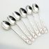 Cased Czech 750 Standard Silver Teaspoons - Antique (#99503) 2
