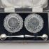 Cased Cut Glass Salt Dishes & Silver Plated Spoons - 1934 Ladies Festival (#99513) 3