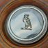 Splendid Pair Elkington 1859 Wine Bottle Coasters Silver Plated Odlum Crest (#99520) 4