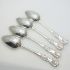 Kings Pattern - 4x Antique Tablespoons - Silver Plated - Wm Hutton Sheffield (#99564) 4