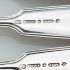 Odlum Crest Set Of 6 Fiddle Thread Dinner Forks Silver Plated Antique (#99566) 5