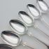 Odlum Crest Set Of 6 Fiddle Thread Dessert Spoons Silver Plated Antique (#99568) 5