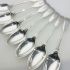 Odlum Crest Set Of 7 Fiddle Thread Dessert Spoons Silver Plated Antique (#99569) 9