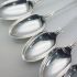 Odlum Crest Set Of 6 Fiddle Thread Table Spoons Silver Plated Antique (#99570) 3