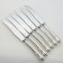 Dubbary Pattern - Set Of 6 Steak Knives - Silver Plated Handles Vintage Cutlery (#99571) 7