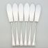 Harley Pattern -  6x Pairs Of Fish Eaters - Silver Plated Vintage Sheffield Epns (#99581) 5