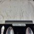 Angora Orange Blossom Pattern Spoons & Tongs Silver Plated Epns Cased Set (#99586) 4