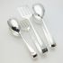 3x Salad & Sandwich Serving Tongs - Silver Plated Epns Sheffield - Vintage (#99590) 2