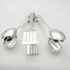 3x Salad & Sandwich Serving Tongs - Silver Plated Epns Sheffield - Vintage (#99590) 6