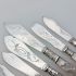6x Mother Of Pearl Handle Butter Spreads & Pick Silver Plated Epns Antique (#99593) 3