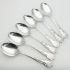 Kings Pattern - Set Of 6 Dessert Spoons - Silver Plated Epns A1 Sheffield (#99617) 6