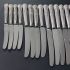 Kings Pattern - Lot Of 19 Dinner Side Tea Knives Silver Plated Handles (#99626) 10