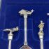 Falklands War Victory Cased Souvenir Spoons #1 Silver Plated 1982 (#99640) 3