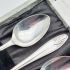 Cased Art Deco Silver Plated Coffee Spoons 1933 Design Epns Vintage (#99647) 2
