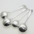 4x Hanoverian Rattail Large Sauce Ladles - Silver Plated - Antique (#99661) 2