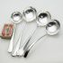 4x Hanoverian Rattail Large Sauce Ladles - Silver Plated - Antique (#99661) 7