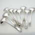 10x Old English Pattern Large Sauce Ladles - Silver Plated Epns Antique (#99666) 4