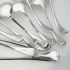 10x Old English Pattern Large Sauce Ladles - Silver Plated Epns Antique (#99666) 5