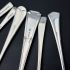 6x Assorted Silver Plated Cake / Pudding Servers - Epns - Vintage (#99669) 6