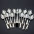 Superb Victorian Tea Time Cutlery Set - Silver Plated & Mother Of Pearl - Cased (#99675) 7
