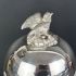 Superb Bird On Nest Egg Coddler - Silver Plated - Antique - Hutton (#99682) 6