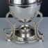 Superb Bird On Nest Egg Coddler - Silver Plated - Antique - Hutton (#99682) 8