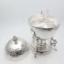 Gorgeous Silver Plated Egg Coddler - Complete - Antique (#99683) 2