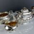 Beautiful 3 Piece Silver Plated Tea Service Set - John Round - Antique (#99685) 2