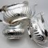 Beautiful 3 Piece Silver Plated Tea Service Set - John Round - Antique (#99685) 8
