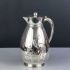 Superb Japanesque Enlightened Man & Crane Jug - Silver Plated 1875 Antique (#99699) 2