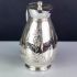 Superb Japanesque Enlightened Man & Crane Jug - Silver Plated 1875 Antique (#99699) 5